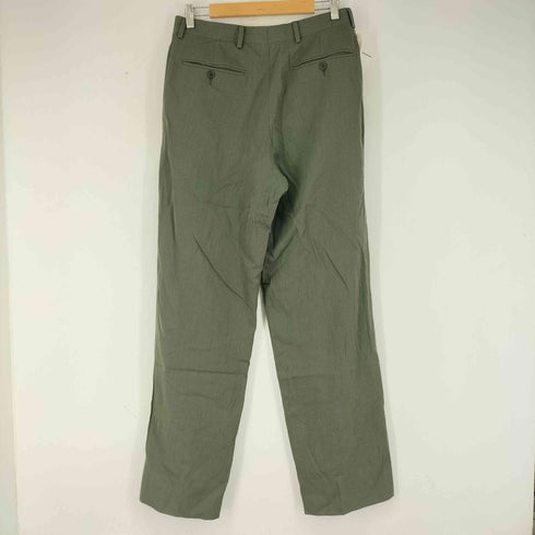 MADE IN ITALY 2タックウールスラックスパンツ メンズ