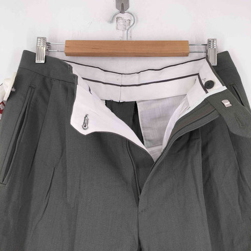 MADE IN ITALY 2タックウールスラックスパンツ メンズ