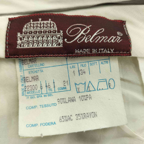 MADE IN ITALY 2タックウールスラックスパンツ メンズ