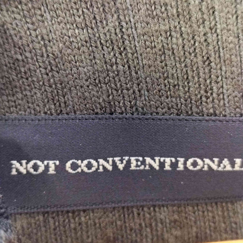 ノットコンベンショナル NOT CONVENTIONAL パイピングデザイン ハイネックトップス レディース FREE