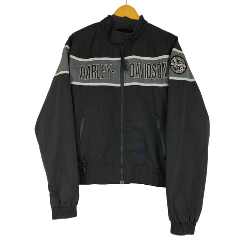 ハーレーダビッドソン HARLEY-DAVIDSON MADE IN USA フロントロゴ ナイロンジャケット メンズ import:L