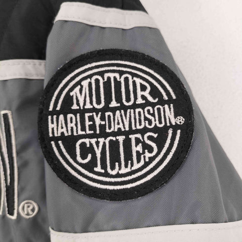 ハーレーダビッドソン HARLEY-DAVIDSON MADE IN USA フロントロゴ ナイロンジャケット メンズ import:L