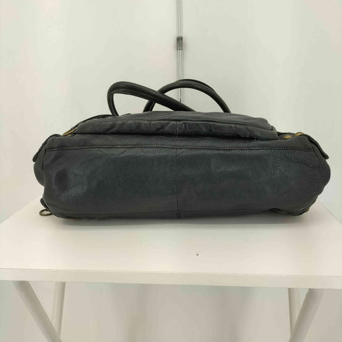 linea pelle スタッズ レザー トートバッグ Y2K レディース