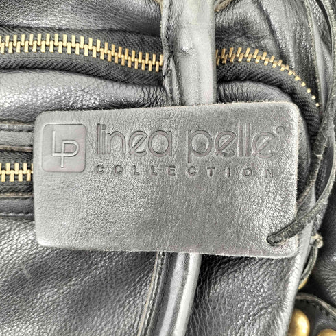 linea pelle スタッズ レザー トートバッグ Y2K レディース