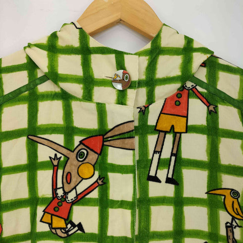 アルベロベロ OLLEBOREBLA オレボレブラ ピノキオ 裾ドローコード コーデュロイ ジップアップ シャツフーディー メンズ