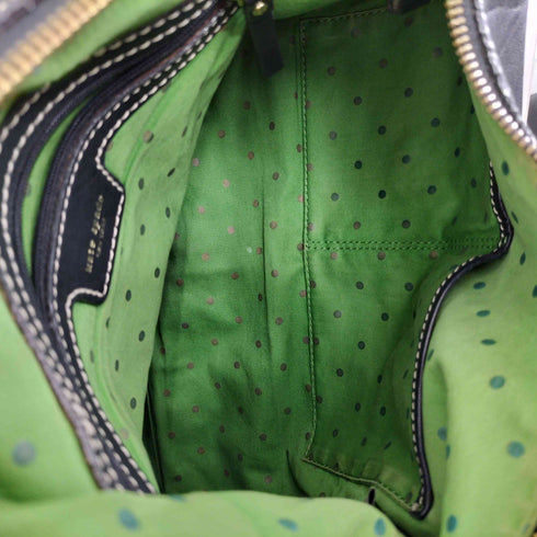 ケイトスペード Kate spade 白ステッチ レザー トートバッグ レディース