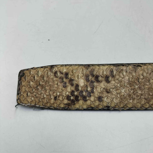 DIAMOND リアルスネークネザー パイソン柄 ニシキヘビ ベルト メンズ