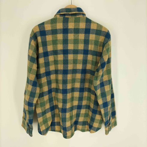 ウールリッチ WOOLRICH 70S USA製 ウール フランネル シャツ メンズ import:M