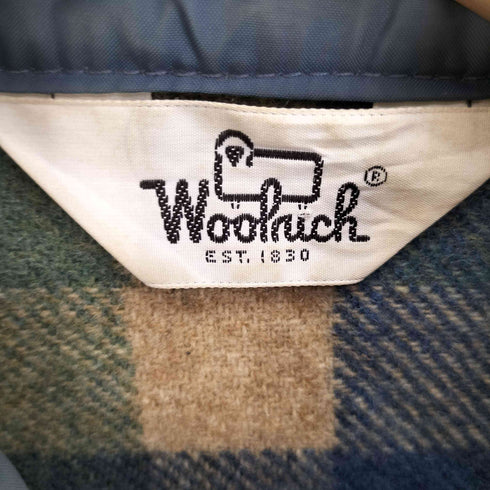 ウールリッチ WOOLRICH 70S USA製 ウール フランネル シャツ メンズ import:M