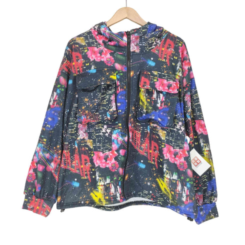 スカラー ScoLar 夜の街 裏毛ブルゾン レディース JPN:M