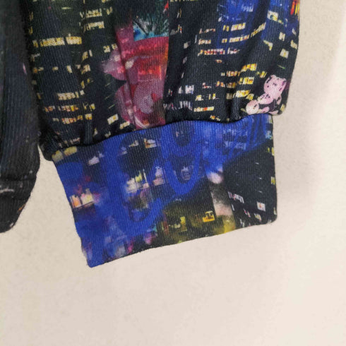 スカラー ScoLar 夜の街 裏毛ブルゾン レディース JPN:M