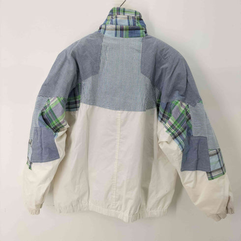 ロンドンフォグ LONDON FOG チェック・ストライプ柄 切替デザイン ジップジャケット レディース JPN:S