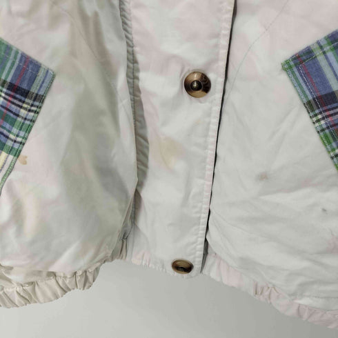 ロンドンフォグ LONDON FOG チェック・ストライプ柄 切替デザイン ジップジャケット レディース JPN:S