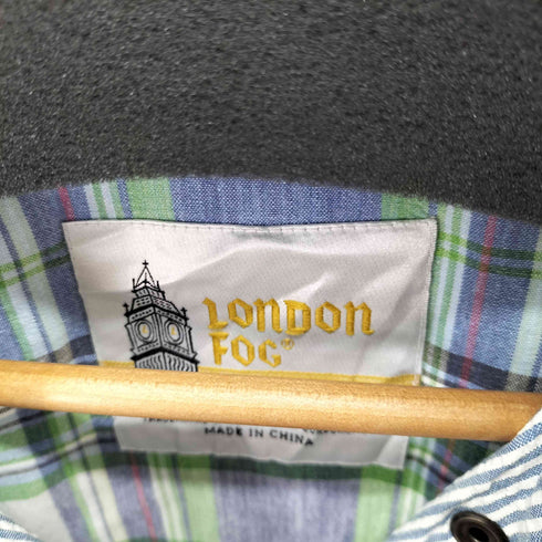 ロンドンフォグ LONDON FOG チェック・ストライプ柄 切替デザイン ジップジャケット レディース JPN:S