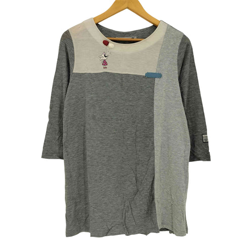 アルベロベロ OLLEBOREBLA オレボレブラ ブタさん おくすり 刺繍 ビジュー装飾 チュニック レディース