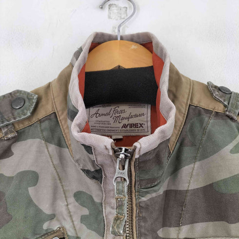 アヴィレックス AVIREX カモ柄 デザインジャケット メンズ import:XL