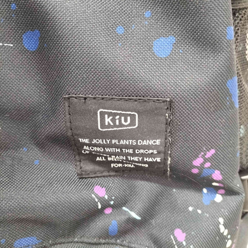 キウ KiU スプラッターペイント バックパック メンズ