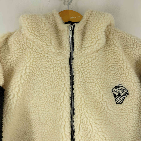 アイスクリーム ICE CREAM フロントロゴ刺繍 ボアジャケット メンズ import:M