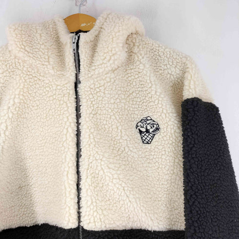 アイスクリーム ICE CREAM フロントロゴ刺繍 ボアジャケット メンズ import:M