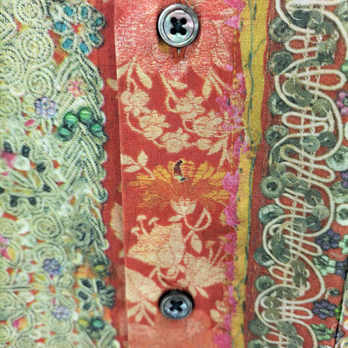 ポールスミス Paul Smith 花柄 レギュラーカラーシャツ メンズ JPN:L
