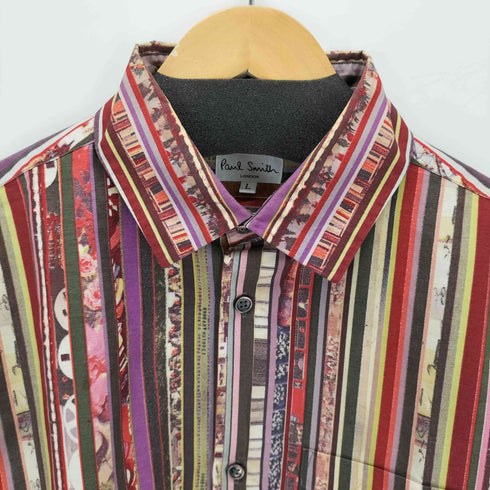 ポールスミス Paul Smith マルチストライプレギュラーカラーシャツ メンズ JPN:L