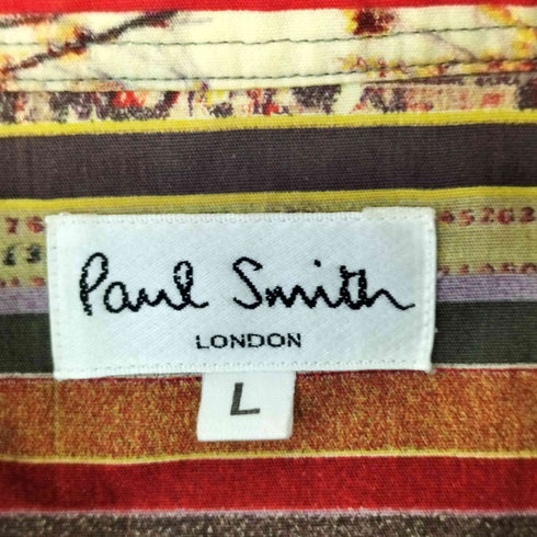 ポールスミス Paul Smith マルチストライプレギュラーカラーシャツ メンズ JPN:L
