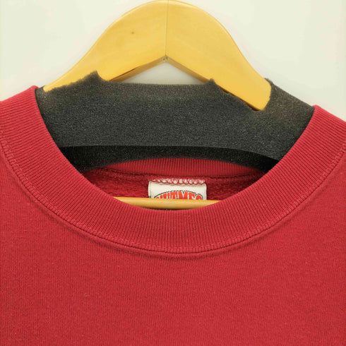 ナツメグ NUTMEG 90s USA製 プリントスウェットプルオーバー メンズ JPN:L