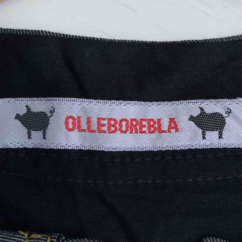 アルベロベロ OLLEBOREBLA オレボレブラ ブタさん ピスタグ デニムポケット Alberobello刺繍 デニム切替チュニック レディース