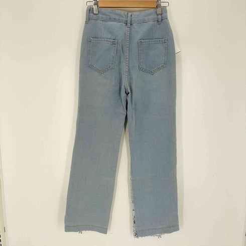 レースデザインストレートデニム レディース JPN:S