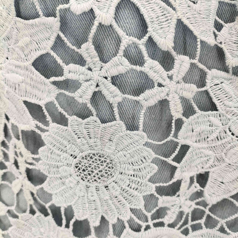 レースデザインストレートデニム レディース JPN:S