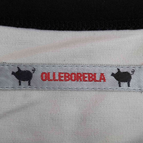 アルベロベロ OLLEBOREBLA オレボレブラ ブタさん ワッペン装飾 マルチカラーチュニック レディース