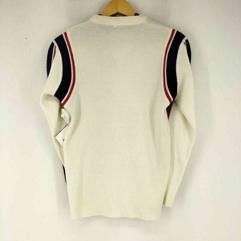 キャラクター刺繍 サイドライン ニット メンズ JPN:M