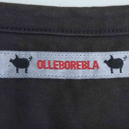 アルベロベロ OLLEBOREBLA オレボレブラ たくさんのどうぶつ テープ装飾 ボートネック 長袖カットソー レディース