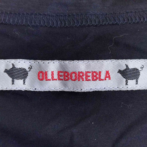 アルベロベロ OLLEBOREBLA オレボレブラ ブタさん おともだち ツートン切替 リボンチュニック レディース