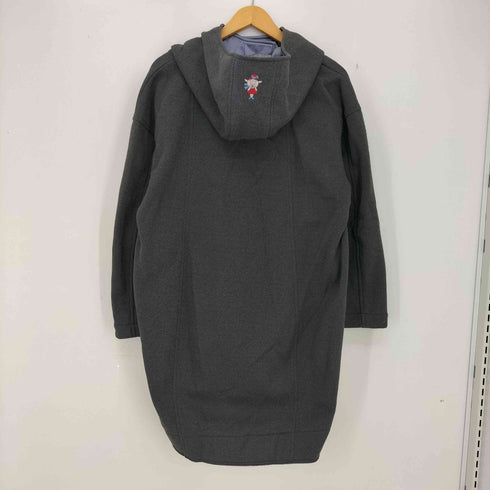 アルベロベロ OLLEBOREBLA オレボレブラ ブタさん 相違ボタンデザイン ボンディング フーデット ハーフ コート レディース