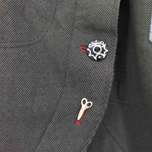 アルベロベロ OLLEBOREBLA オレボレブラ ブタさん 相違ボタンデザイン ボンディング フーデット ハーフ コート レディース