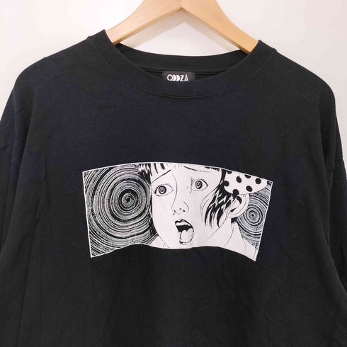 QOOZA キャラクターデザイン ロングスリーブTシャツ レディース