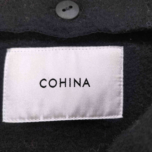 コヒナ COHINA 2wayカラーフロントジップコート レディース free
