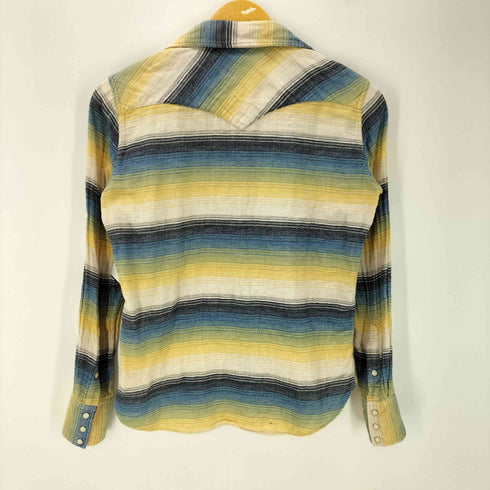 ルードギャラリー RUDE GALLERY マルチボーダー L/S ウエスタン シャツ ロカビリー メンズ JPN:S