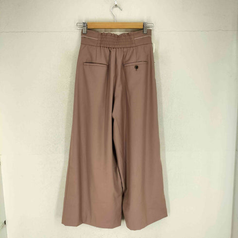 コヒナ COHINA ハイウエストスリーボタンフレアワイドパンツ-short & regular レディース regular S
