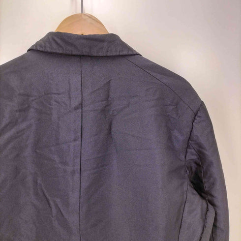 コムデギャルソンオムプリュス COMME des GARCONS HOMME PLUS 断ち切り デザイン ポリ縮 アシンメトリー テーラードジャケット メンズ JPN:M