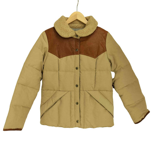 ローズバッド ROSE BUD レザー ヨーク ダウンジャケット レディース JPN:1