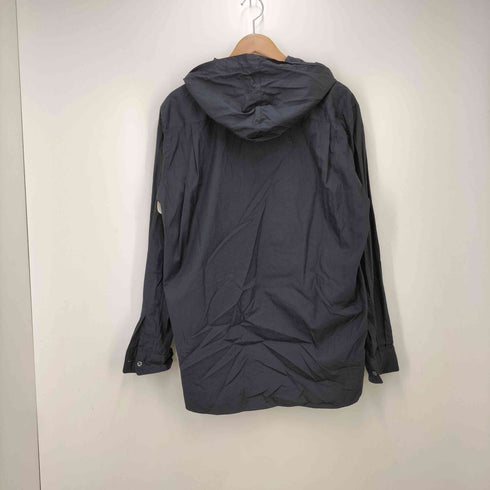 コムデギャルソンオムプリュス COMME des GARCONS HOMME PLUS 21SS メタルアウトロー期 コットンブロード ジップアップ フーデッドシャツ メンズ JPN:L