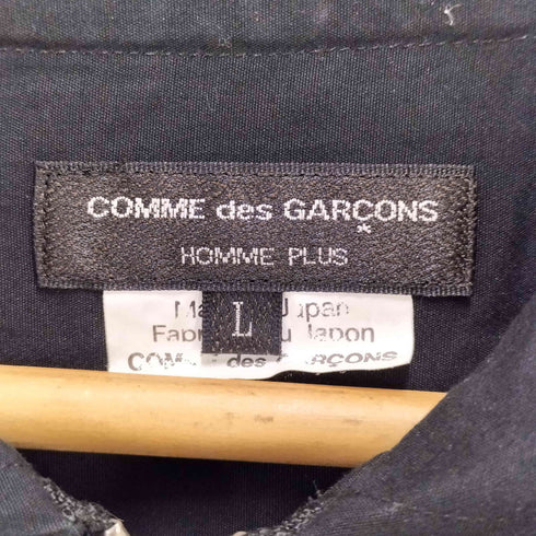 コムデギャルソンオムプリュス COMME des GARCONS HOMME PLUS 21SS メタルアウトロー期 コットンブロード ジップアップ フーデッドシャツ メンズ JPN:L