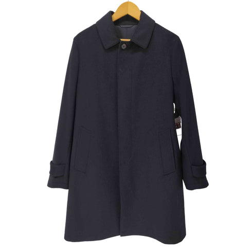 スーツカンパニー THE SUIT COMPANY ウール混 ステンカラーコート メンズ import:L