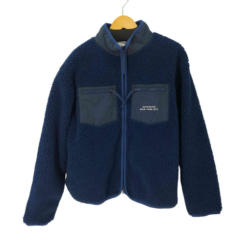 サタデーズニューヨークシティ Saturdays NYC BOA FLEECE ZIP BLOUSON ボアフリースブルゾン メンズ