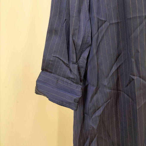 コムデギャルソンオムプリュス COMME des GARCONS HOMME PLUS 21SS メタルアウトロー期 ラメストライプ オーバーサイズシャツ メンズ JPN:L