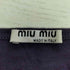 ミュウミュウ miu miu イタリア製 ペイズリーワッペン ボートネック チュニックワンピース レディース import:XS