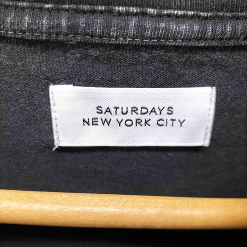 サタデーズニューヨークシティ Saturdays NYC Crosby Stencil Print Relaxed LS Tee メンズ JPN:S