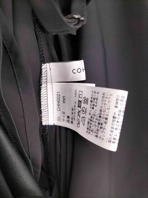 コヒナ COHINA ラッフルとろみジレワンピース-short & regular レディース short